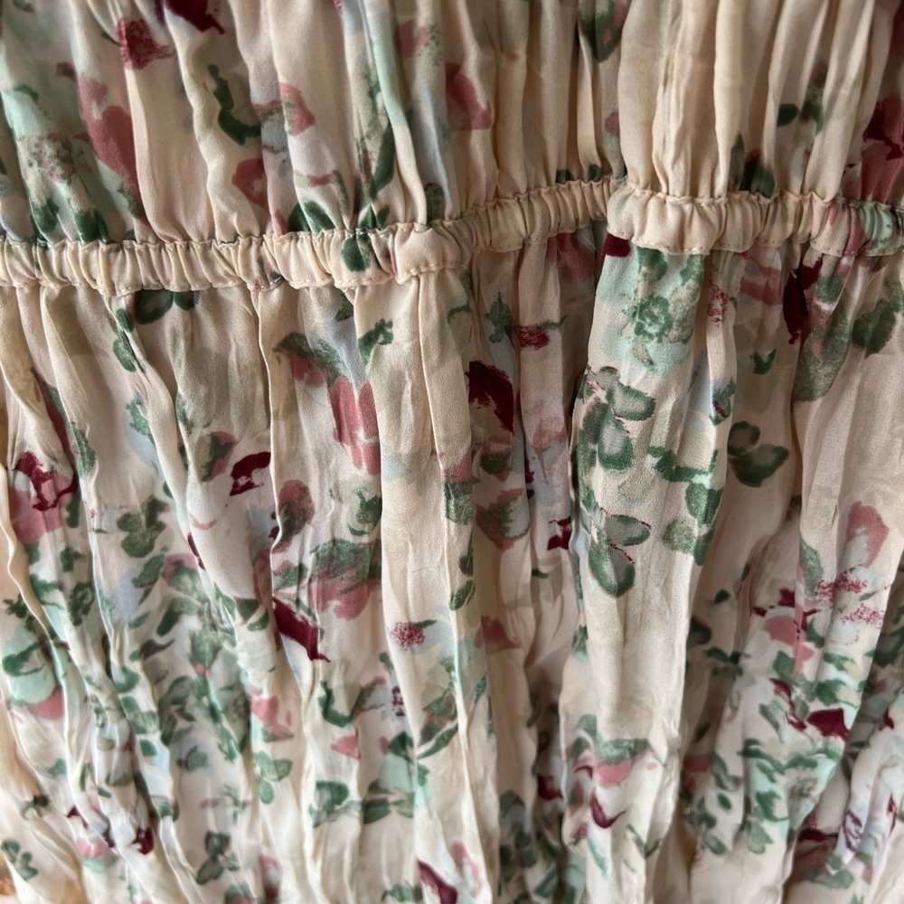 Anthropologie Current Air Floral Ruffled Dress - Picture 4 of 8